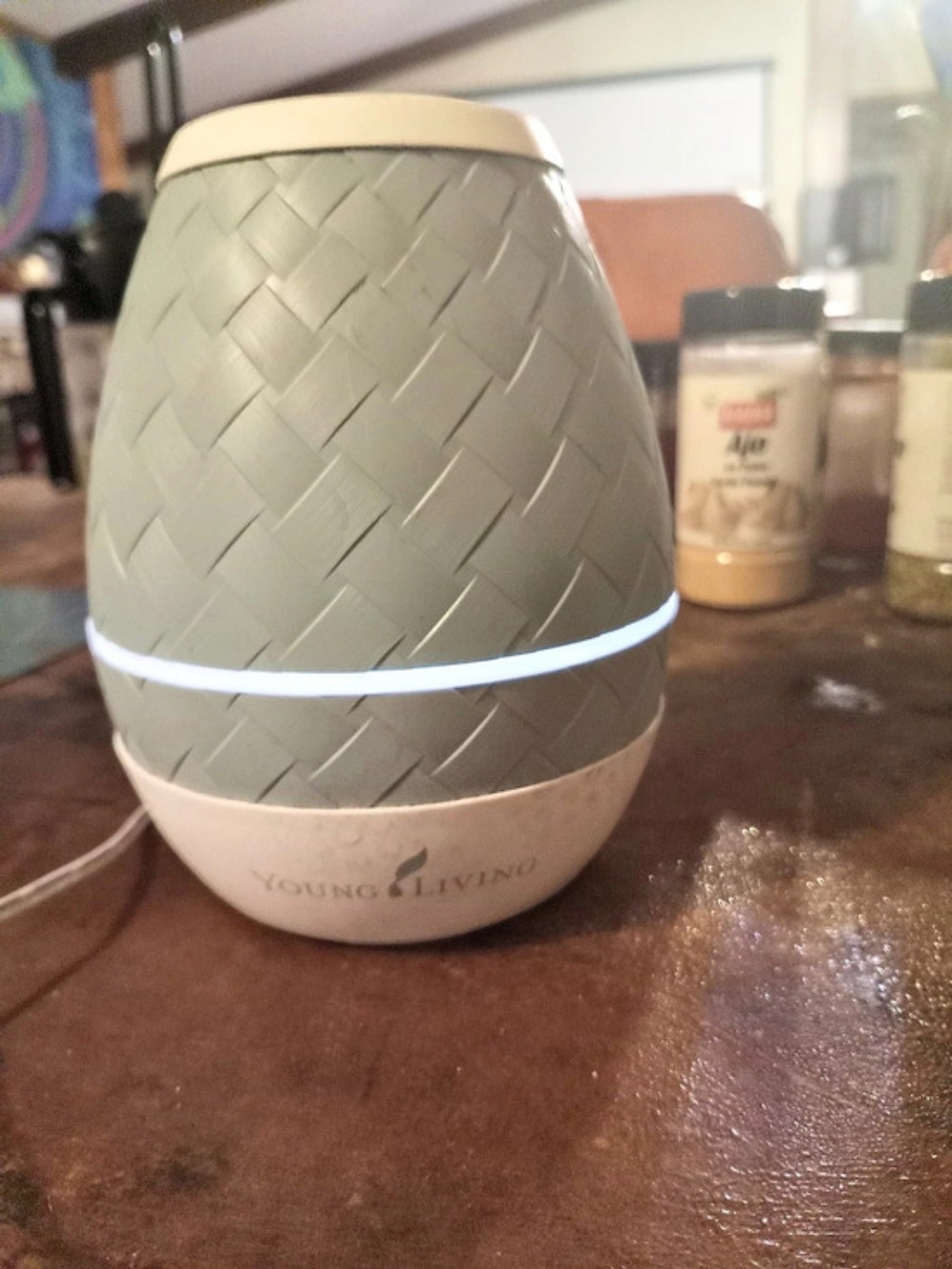 Young Living Desert Mist Ultrasonic Diffuser White & Gray Works